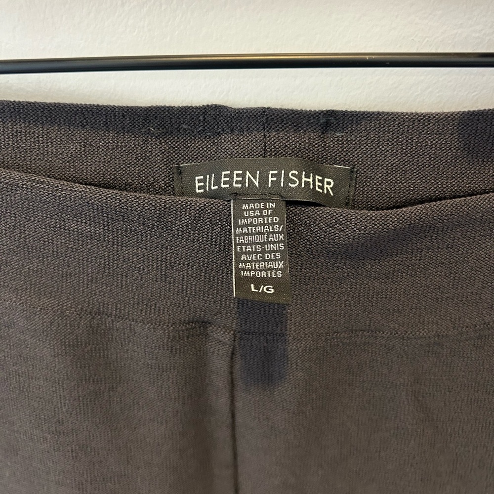 Eileen Fisher Washable Stretch Crepe Pant Sz L - Picture 3 of 7